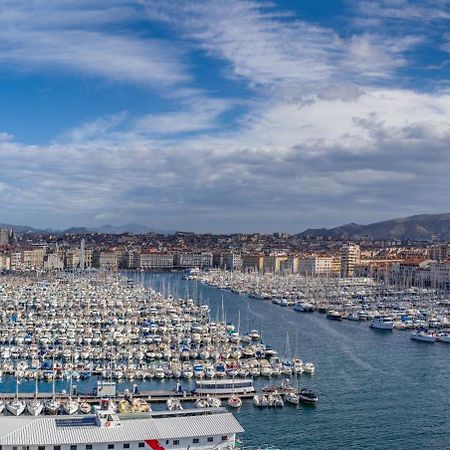 Superbe appartement balcon vu Vieux-Port Marseille Extérieur photo