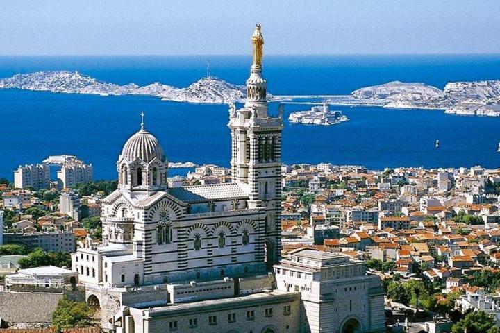 Superbe appartement balcon vu Vieux-Port Marseille Extérieur photo